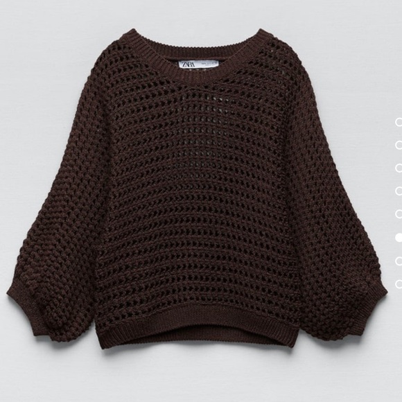 NWT zara balloon knit sweater - Picture 1 of 6